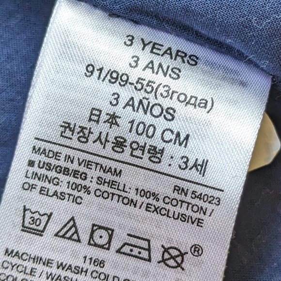 ⭐ GAP plaid flannel dress 3T - Picture 8 of 13